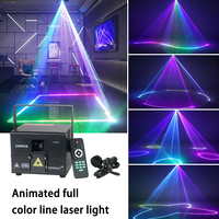Igracelite 2W, Luz Láser para Espectáculos con Control Remoto por Aplicación, DMX512, RGB a Todo Color, Animación Láser