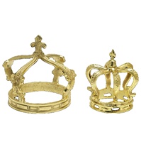 Couronne décorative en aluminium, vente en gros, luxe, mariage, fête, décoration de la maison