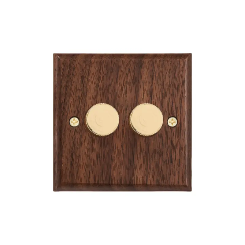 VLG Factory Wood Wall Light Switch UK EU Standard Home Socket with Double & Single Pole Max Current 16A/13A/10A/20A/40A 250V