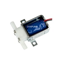 DYX-Electrovanne pour eau chaude DC6V 12V 24V, régulateur de pression d'eau pour machine à café, vanne de contrôle du niveau d'eau 2 bits