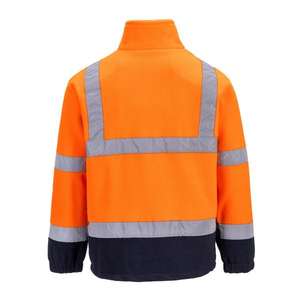 PORTWEST - F301ONRS Forro polar azul marino naranja/azul de dos tonos de alta visibilidad-EAN 5036108143856 ROPA DE TRABAJO DE LA HI-VIS - Product Image 2