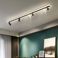 Spot LED Moderne en Aluminium Rond pour Plafond et Mur, Encastré, sur Rail AC, COB 10W 20W 30W, pour Salon