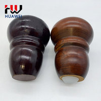 HUAWEI Nouveau Design Meubles en chêne colorés Pieds de canapé en bois coniques Pieds de table basse en bois ronds pour meubles