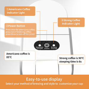 Bán buôn duy nhất-cup cm2001 Máy pha cà phê hot-bán hoàn toàn tự động K-cup mô hình dễ dàng để làm sạch di động cho nhà khách sạn sử dụng - Product Image 6