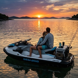 Jet <span class=keywords><strong>ski</strong></span> BRP 3 cylindres à aspiration naturelle, 3 places, Sea Doo 130 ch, IBR électronique, FishPro Scout 130, compteur de vitesse, sports nautiques - Product Image 5