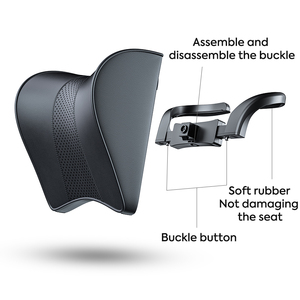Coussin de nuque en mousse à mémoire de forme Tesla, réglable en hauteur |   Coussin de soutien de la nuque pour siège de voiture pour Tesla Model 3 Model Y Model X - Product Image 1