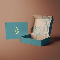 Boîte d'Expédition Ondulée Personnalisée en Papier Kraft Rose pour Vêtements, avec Logo Personnalisé