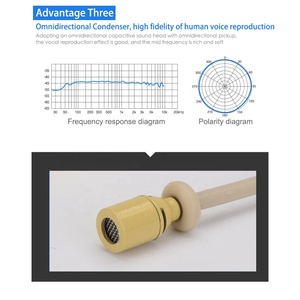 Micrófono de diadema de alta gama con doble auricular para Shure, Sennheiser, <span class=keywords><strong>AKG</strong></span>, MiPro, Audio Technica, 4 pines TA4F, 3 pines TA3F, 3.5mm - Product Image 6