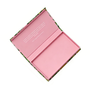 Custom Magnetic Folding Gift Box With Satin Insert for Jewelry Ring Necklace Premium Packaging Paper Boxes - Product Image 1