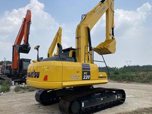 Puissante machine d'excavatrice Komatsu PC220 Japon vente d'occasion à bas prix avec boîte de vitesses comme composant principal - Product Image 2