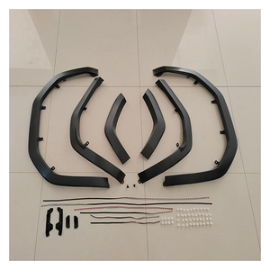 Maictop accesorios de coche delantero trasero rueda de plástico cejas guardabarros bengalas para TOYOTA Land Cruiser <span class=keywords><strong>Prado</strong></span> LC250 <span class=keywords><strong>2022</strong></span> 2025 Kit de carrocería - Product Image 5