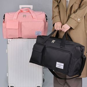 Lightweight Cotton Travel <b>Suitcase</b> Multi-layer Storage Shoulder <b>Strap</b> Fitness Business Trip Tourism - Product Image 3