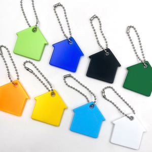 <b>Custom</b> House Shape Motel <b>Keychain</b>, Soft Vintage Style Hotel Keychains, Personalized Gifts with Business LOGO - Product Image 4
