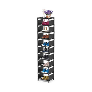 <span class=keywords><strong>Zapatero</strong></span> <span class=keywords><strong>Vertical</strong></span> de 10 capas que ahorra espacio, organizador de gabinete <span class=keywords><strong>estrecho</strong></span> alto, <span class=keywords><strong>Zapatero</strong></span> pequeño y resistente - Product Image 6