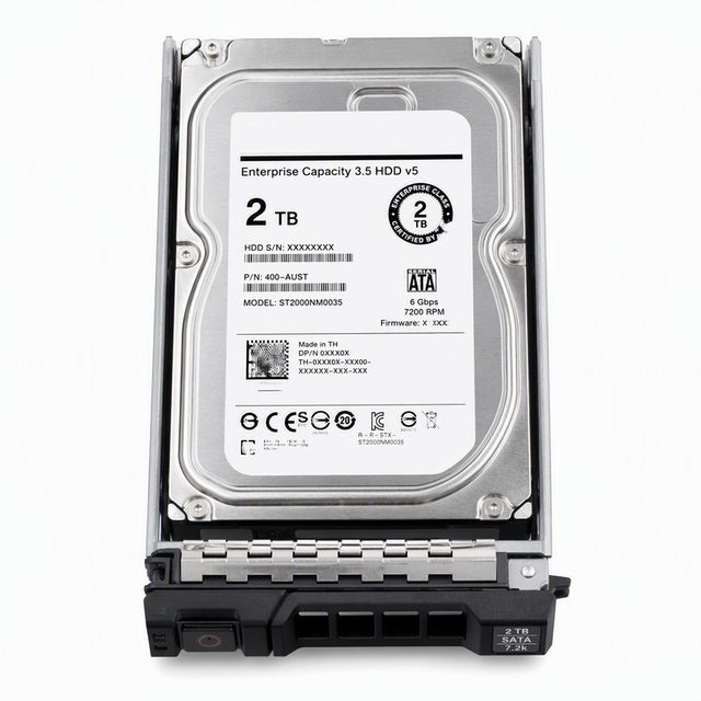 400-AUST 2TB 7.2K RPM SATA 6Gb/s 512n 3.5" Enterprise Server HDD (TYRT3) Hard Disk