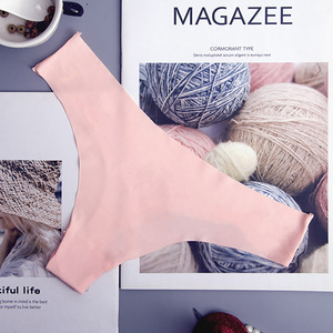 Chaud jeunes filles de haute qualité doux sans couture <span class=keywords><strong>Sexy</strong></span> G-String Bikini culotte Style solide pour un usage quotidien en gros pour les femmes - Product Image 5