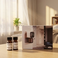 Diffuseur d'arômes sans eau S01 à commande par application, diffuseur d'huiles essentielles mural, diffuseur d'arômes à brancher pour le bureau