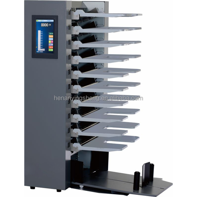 10 Bin 12 Bin Automatic Paper Collator Machine Paper Sorting Machine Paper Sheet Counting Machine
