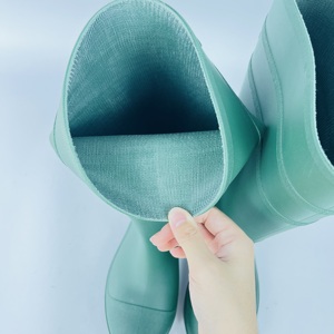 Green Safety Rain <strong>Boots</strong> with <strong>Steel</strong> <strong>Toe</strong> Waterproof PVC Work <strong>Boots</strong> for <strong>Women</strong> AntiSlip Industrial Rain Shoes <strong>Steel</strong> <strong>Toe</strong> Rubber <strong>Boots</strong> - Product Image 6
