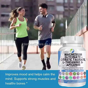 Ausreson 120 Magnesio L-Theanine Apigenin Citrate Taurate Complex Suplemento Magnesio Glicinato Cápsulas - Product Image 3