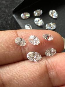 Diamantes Melee Ovalados Cultivados en Laboratorio CVD HPHT, Corte Excelente, Color VVS E, Perforados con Láser - Product Image 2