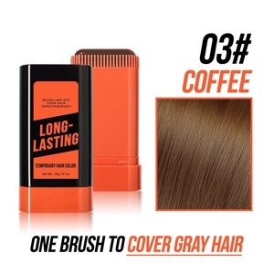 Stylo de coloration capillaire temporaire jetable noir mat, peigne à cheveux facile à utiliser, crème colorante longue durée à succès - Product Image 5