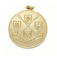 Nouvelle conception de médaille personnalisée en forme d'étoile, en alliage de zinc creux, plaqué or, avec centre vierge, pour récompense de fête annuelle d'entreprise