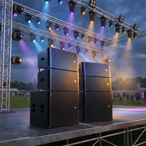DEKEN SHOW L18B 1000W Altavoz de arreglo lineal de subwoofer único de 18 <span class=keywords><strong>pulgadas</strong></span>, contrachapado de abedul de 15 mm, sub-baja de expansión volable para SHOW L210 - Product Image 6