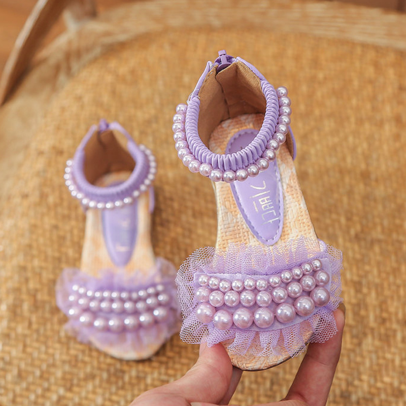 Новейший дизайн, модная удобная одежда для малышей, повседневная обувь для маленьких девочек, сандалии