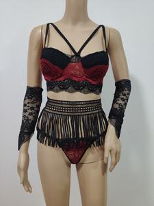 Lencería Sexy para Mujer, Conjuntos de Lencería Sexy para Mujer Madura Japonesa con Puños - Product Image 5