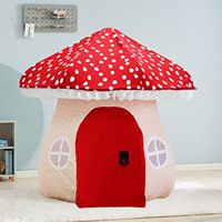 Grande tente champignon gonflable avec lumières LED pour fêtes, événements, activités amusantes en plein air