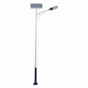 Poste de farola galvanizado LED solar 6m 8m 10m 12M 16m poste de iluminación al aire libre poste de farola solar <span class=keywords><strong>para</strong></span> iluminación de carretera - Product Image 1