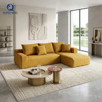 Ensemble de canapés modulaires 3+2+1 places de conception italienne, meubles de salon, canapés de détente pour appartements, hôtels et villas