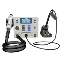 Station de Retravaillage Numérique ATTEN ST-8902D, Pistolet à Air Chaud 90W, Fer à Souder 1300W, Station de Soudage 2-en-1 110/220V, Outils pour Téléphones Mobiles