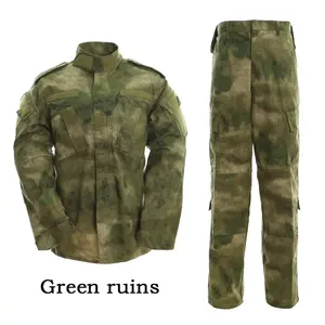 Tactical Cargo Pants Uniform Waterproof Camouflage BDU Uniform US Hunting Clothing Set