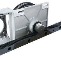 Rak Gigi Lurus atau Helikal HLTNC Modul M1-M8 dengan Lubang Pemasangan Panjang Kustom untuk Router CNC