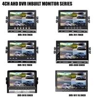 Système de caméra de surveillance intégré AHD MDVR 4 canaux, avec écran fendu à 2/3/4, pour airsoft agricole