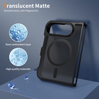 Coque de téléphone portable magnétique antichoc transparente en TPU pour iPhone 18 Fold, la plus vendue, protection intégrale, approvisionnement en détail