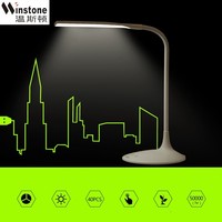 Lampe de table LED rechargeable par USB, lampe de bureau flexible à prix bon marché, lampe de lecture pour les études et le travail