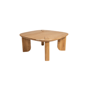La elegante mesa de centro Nala presenta líneas elegantes y un acabado de madera lujoso, combinando un diseño moderno con un encanto atemporal. - Product Image 1
