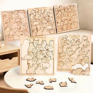 Unique Gift Family Fun Home Desktop Decoration Intricately Cut Animal Shapes Wooden Jigsaw Puzzles for Kids and Adults - Product Image 6