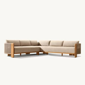 أثاث فاخر حديث من خشب الساج ، أريكة مريحة منسوجة بحبل للفناء والحديقة والفناء - Product Image 4