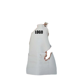Delantal de PU con Cinta Larga Ajustable y Bolsillo Pequeño, Impresión de Logotipo, Venta al por Mayor, Ideal para Barbacoas, Cafeterías, Trabajo y Limpieza - Product Image 3