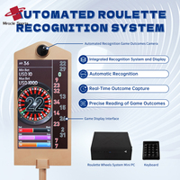 Professionelles Doppelseitiges Roulette-Display mit Dual-Screen-Wetteinsatzüberwachung, Edelstahl-Casinoausstattung