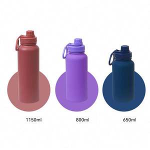 Taza termo de acero inoxidable, olla de boca ancha de gran capacidad, taza de agua portátil para deportes al aire libre - Product Image 4