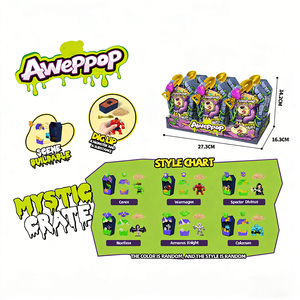 2026 Mystic Crate Surprise Monster: Giocattolo a Sorpresa <span class=keywords><strong>da</strong></span> Scavare, Stile Casuale, Scena Costruibile, <span class=keywords><strong>Action</strong></span> <span class=keywords><strong>Figure</strong></span> con Accessori e Attrezzi <span class=keywords><strong>da</strong></span> Sabbia per Bambini - Product Image 1