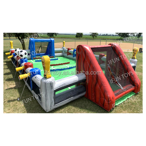 Jeu de tir interactif gonflable de football et soccer pour l'extérieur avec bâche en PVC et installation facile pour les sports de jardin - Product Image 5