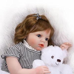 Muñeca <span class=keywords><strong>de</strong></span> Silicona <span class=keywords><strong>de</strong></span> Simulación <span class=keywords><strong>de</strong></span> Niña Pequeña <span class=keywords><strong>para</strong></span> Primer Cumpleaños, Modelo <span class=keywords><strong>de</strong></span> Ropa, Accesorio <span class=keywords><strong>de</strong></span> Fotografía, Vestido Estilo Occidental Europeo <span class=keywords><strong>para</strong></span> Bebé Reborn - Product Image 2