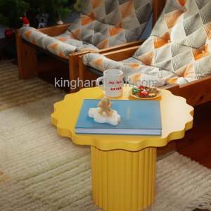 Table basse en bois faite à la main directe d'usine meubles de salon de style rustique en bois massif naturel OEM ODM personnalisable - Product Image 6