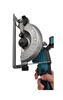 Scie Circulaire Électrique sans Balais à Une Main Portable, Machine Industrielle DIY pour la Coupe de Pierre et Bois, Scie Électrique Lithium